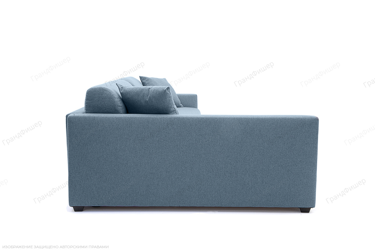 Деревянный диван Парус Dream Blue Вид сбоку
