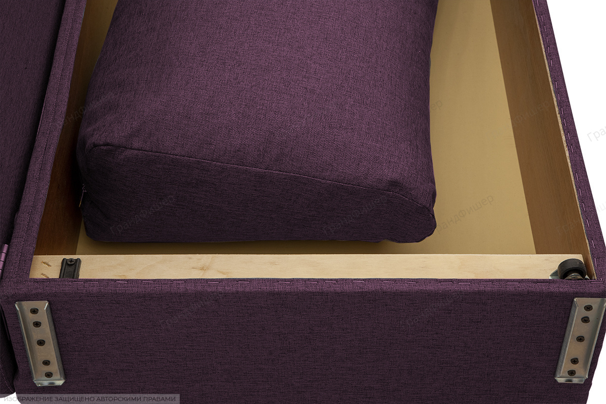 Двуспальный диван Селена Рогожка Savana Violet 