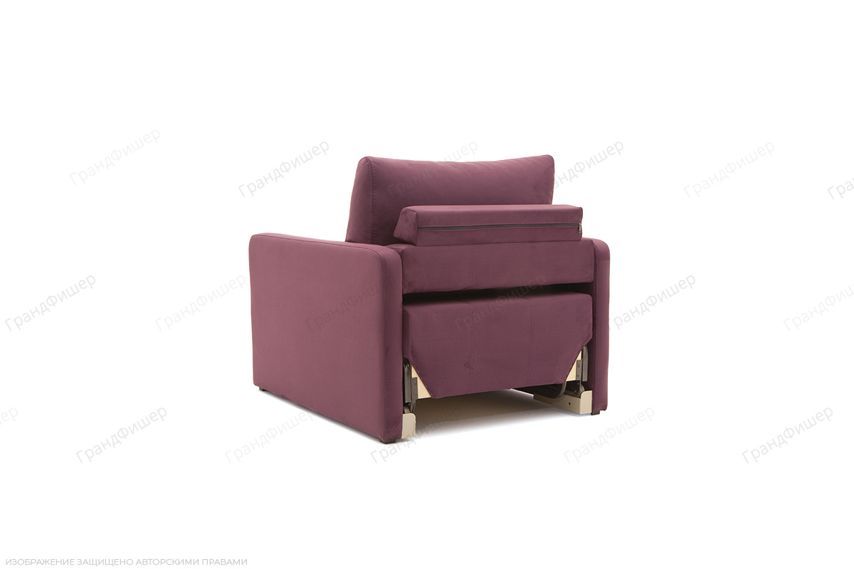 Фиолетовый диван Брут Violet Вид сзади