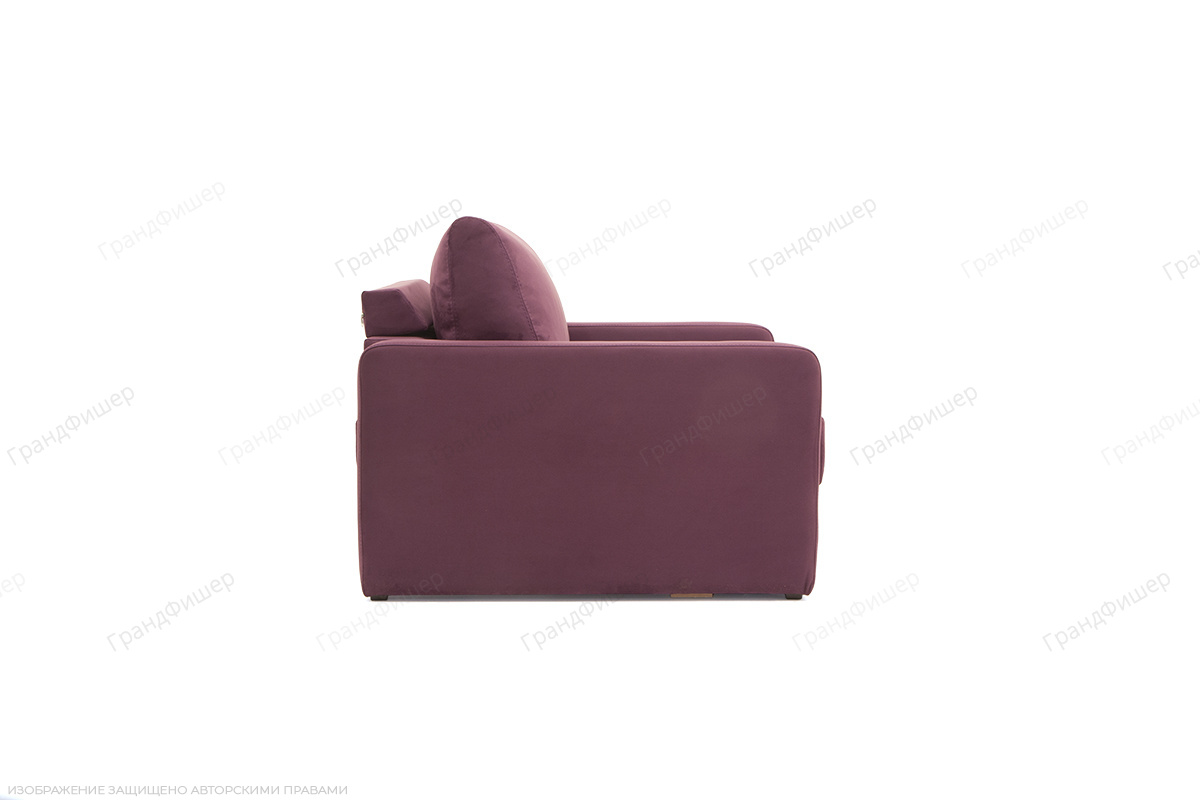 Фиолетовый диван Брут Violet Вид сбоку