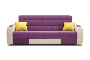 Фиолетовый диван Вито-4 Maserati Purple + White Вид спереди