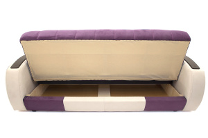 Фиолетовый диван Вито-4 Maserati Purple + White Ящик для белья