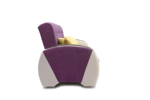 Фиолетовый диван Вито-4 Maserati Purple + White Вид сбоку