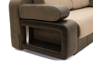 Из экокожи Сатурн Maserati Light brown + Sontex Umber Подлокотник