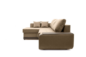 Угловой диван Нью-Йорк-2 Maserati Light brown + Sontex Umber Вид сбоку