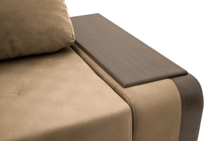 Угловой диван Нью-Йорк-2 Maserati Light brown + Sontex Umber Подлокотник