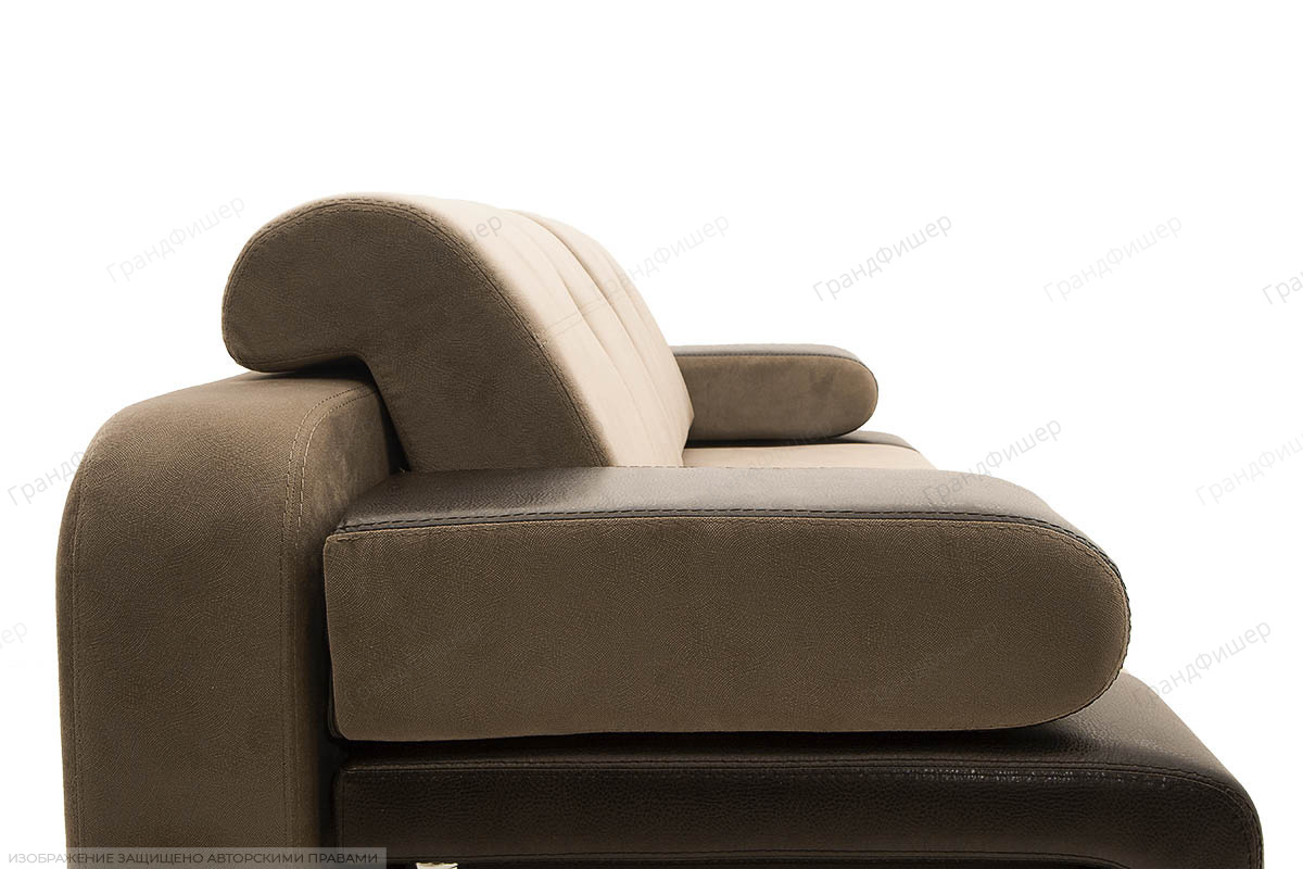 Из экокожи Сатурн Maserati Light brown + Sontex Umber Подушки