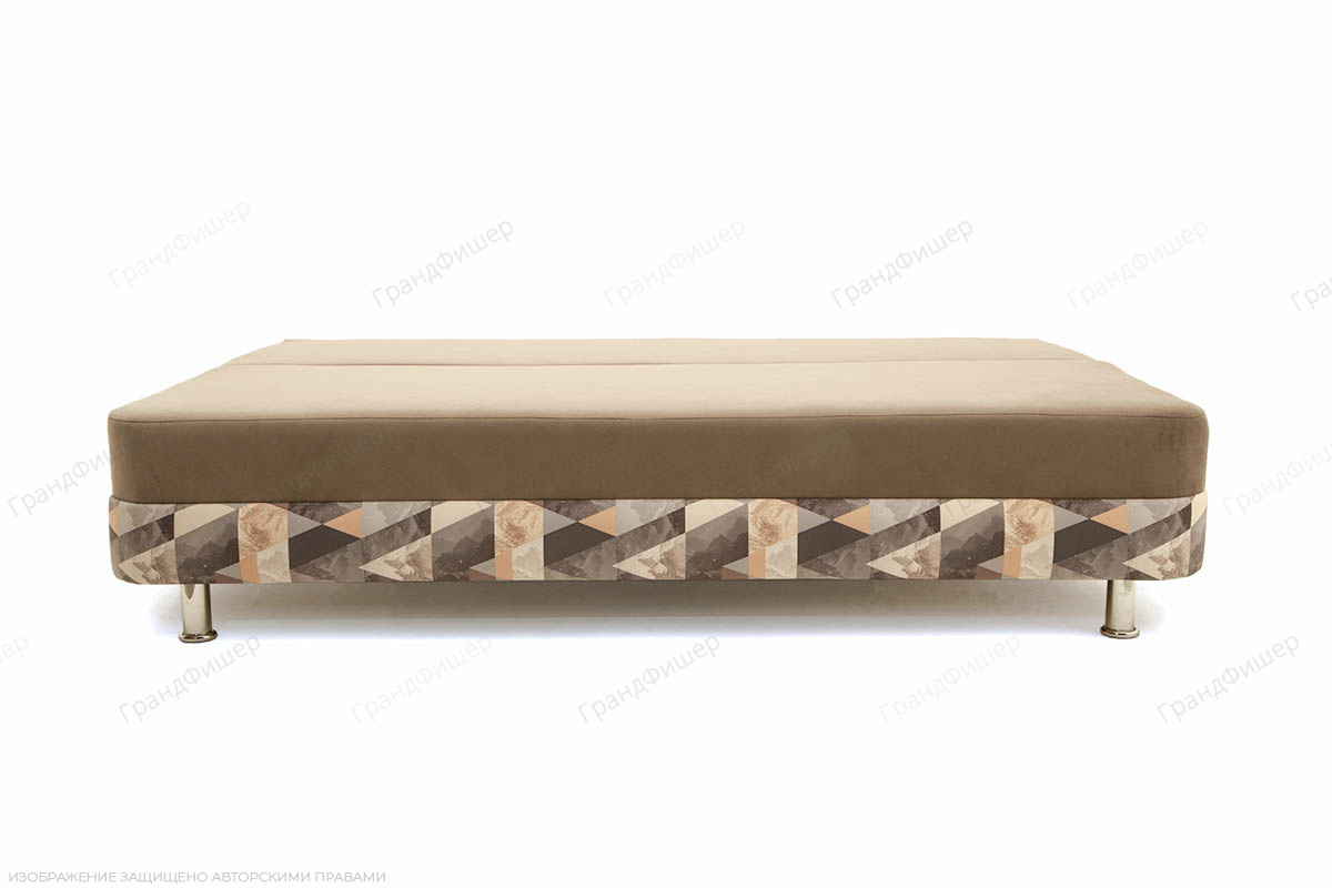 Пружинный диван Монтилия-2 Maserati Light Brown + Snow Brown Спальное место