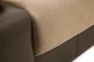 Из экокожи Сатурн Maserati Light brown + Sontex Umber Текстура ткани