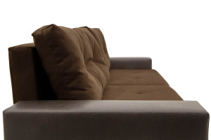 Прямой диван Хлоя Maserati Brown + Sontex Umber Подлокотник