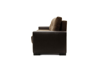 Прямой диван Хлоя Maserati Brown + Sontex Umber Вид сбоку