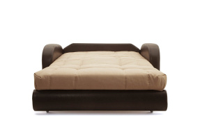 Двуспальный диван Виа-2 Savana Camel + Sontex Umber Спальное место