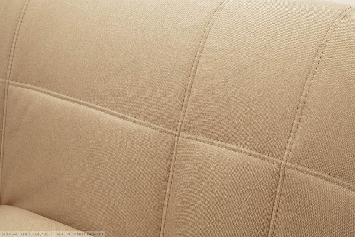 Двуспальный диван Виа-2 Savana Camel + Sontex Umber Текстура ткани