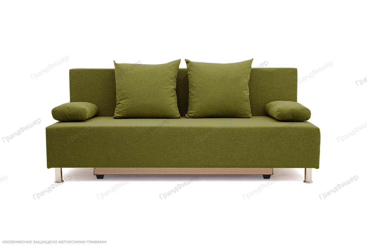 Диван для кухни на ножках Чарли эконом Dream Green Вид спереди