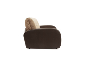 Двуспальный диван Виа-2 Savana Camel + Sontex Umber Вид сбоку
