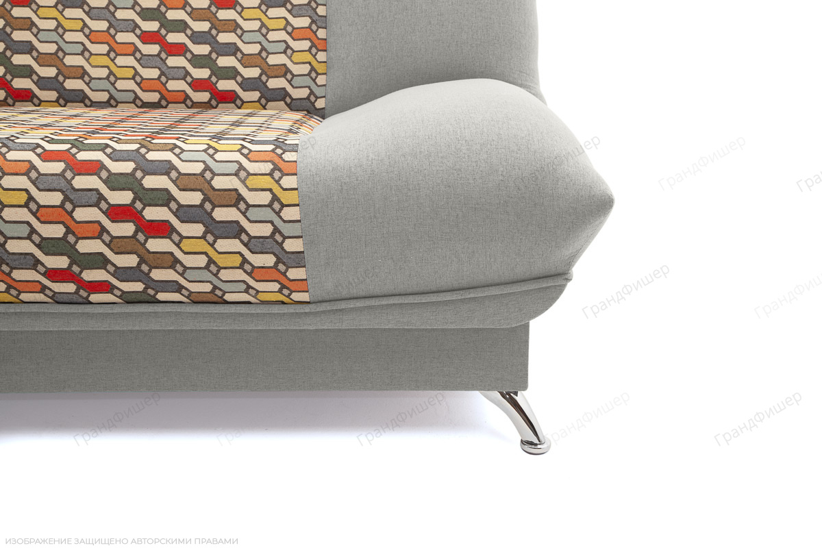Диван для кухни на ножках Дрим Dream Light grey + History Bricks Ножки