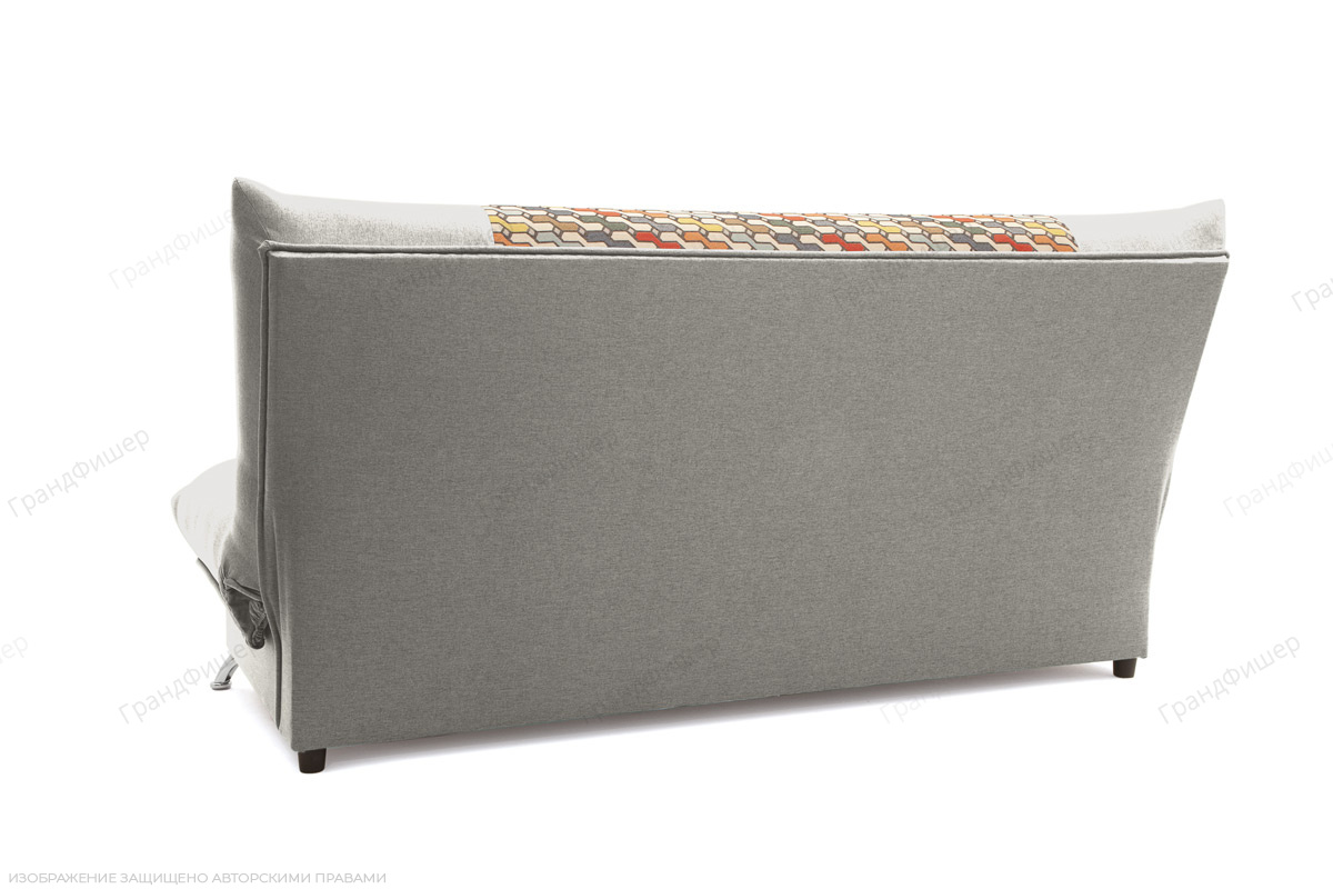 Диван для кухни на ножках Дрим Dream Grey + History Bricks Вид сзади