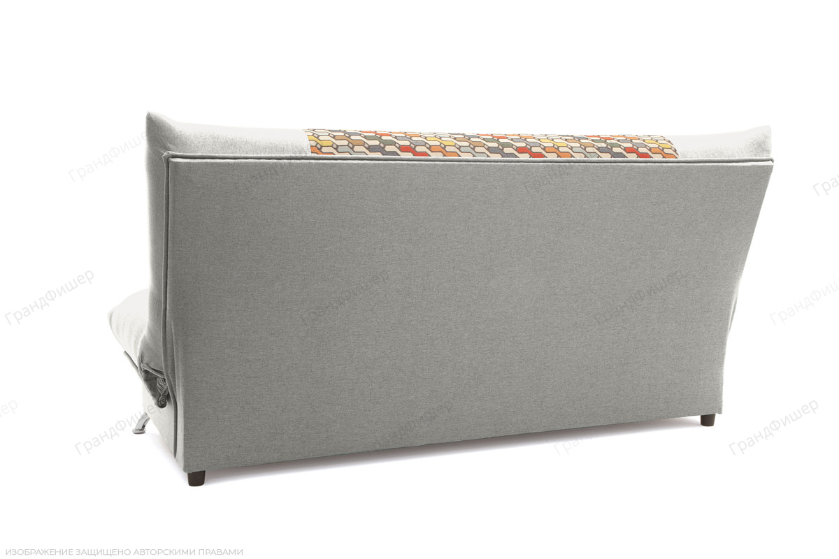 Диван для кухни на ножках Дрим Dream Light grey + History Bricks Вид сзади