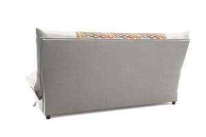 Диван для кухни на ножках Дрим Dream Light grey + History Bricks Вид сзади