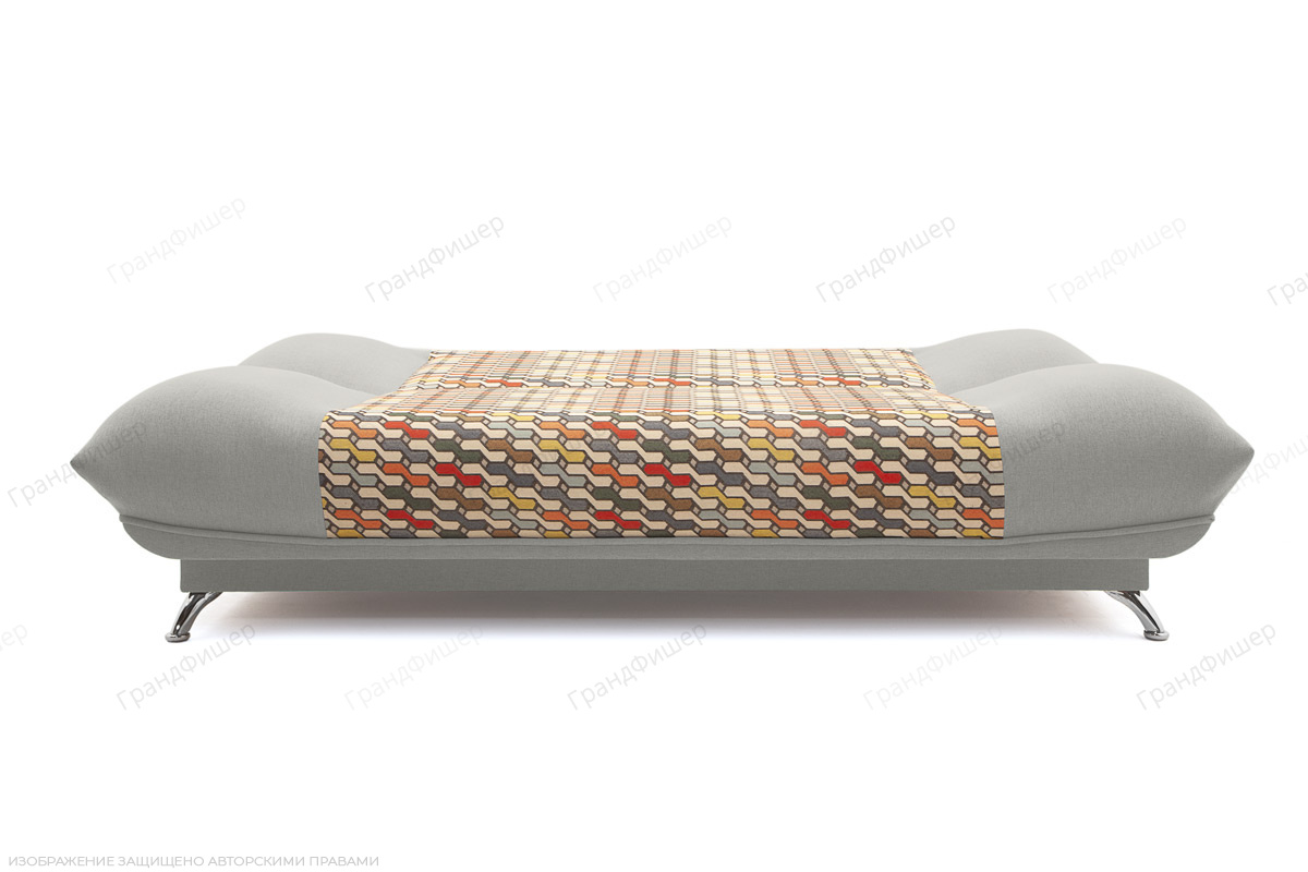 Диван для кухни на ножках Дрим Dream Light grey + History Bricks Спальное место