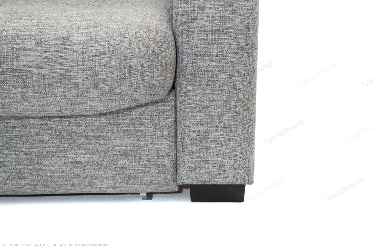 Двуспальный диван Бостон Big Grey + TV Ножки