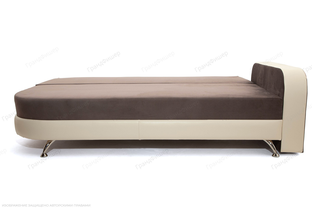 Пружинный диван Прага-3 Amigo Chocolate + Sontex Beige Спальное место