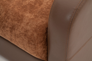 Кресло кровать Вестерн Lite Brown + Astor Coffe Текстура ткани