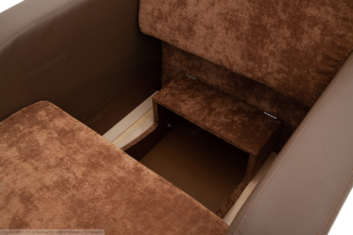 Кресло кровать Вестерн Lite Brown + Astor Coffe Ящик для белья
