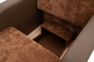 Кресло кровать Вестерн Lite Brown + Astor Coffe Ящик для белья