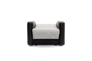 Нераскладной офисный диван Вито-3 Big Grey + Sontex Black Спальное место