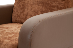 Кресло кровать Вестерн Lite Brown + Astor Coffe Подлокотник