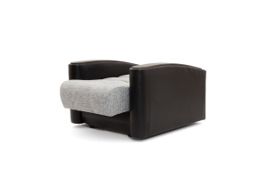 Нераскладной офисный диван Вито-3 Big Grey + Sontex Black Спальное место