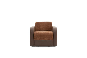 Кресло кровать Вестерн Lite Brown + Astor Coffe Вид спереди