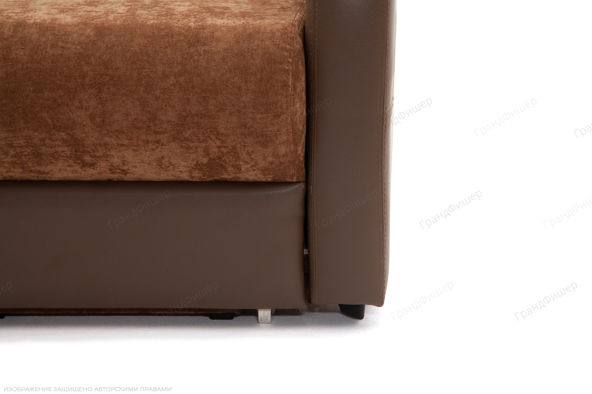 Кресло кровать Вестерн Lite Brown + Astor Coffe Ножки