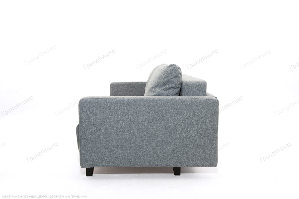 Двуспальный диван Марис с опорой №2 Baltic Grey Вид сбоку