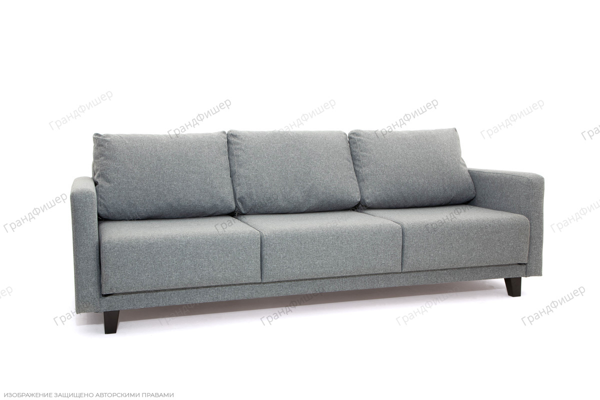 Двуспальный диван Марис с опорой №2 Baltic Grey Вид по диагонали