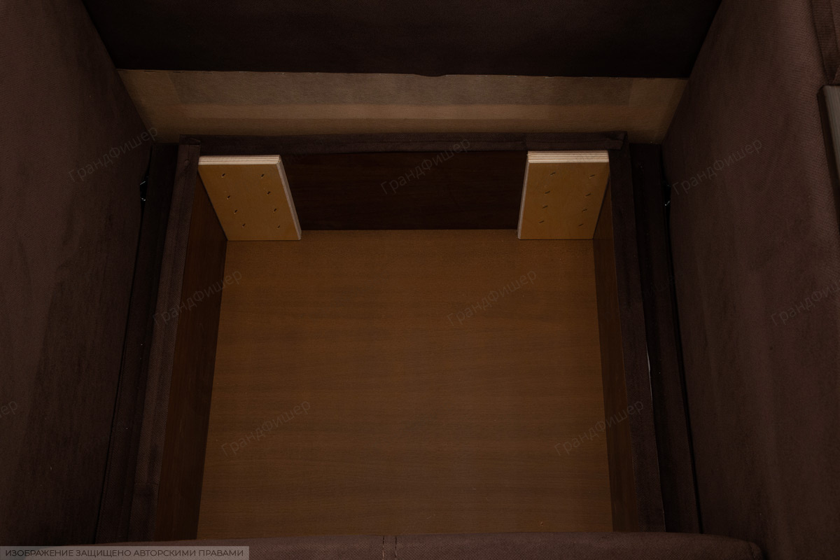 Нераскладной офисный диван Бест Amigo Brown + Amigo Latte Ящик для белья