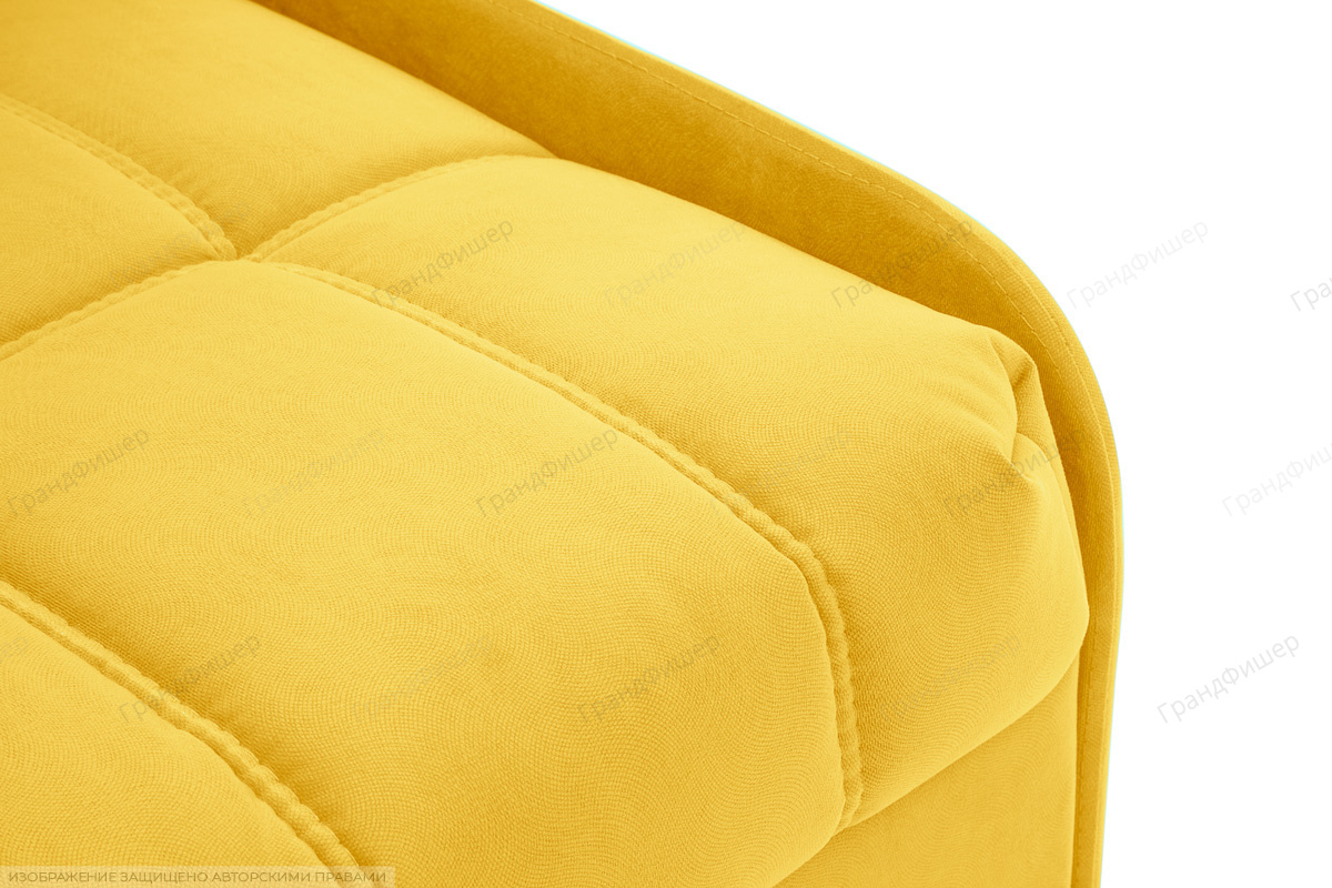 Прямой диван Виа-8 Maserati Yellow Текстура ткани