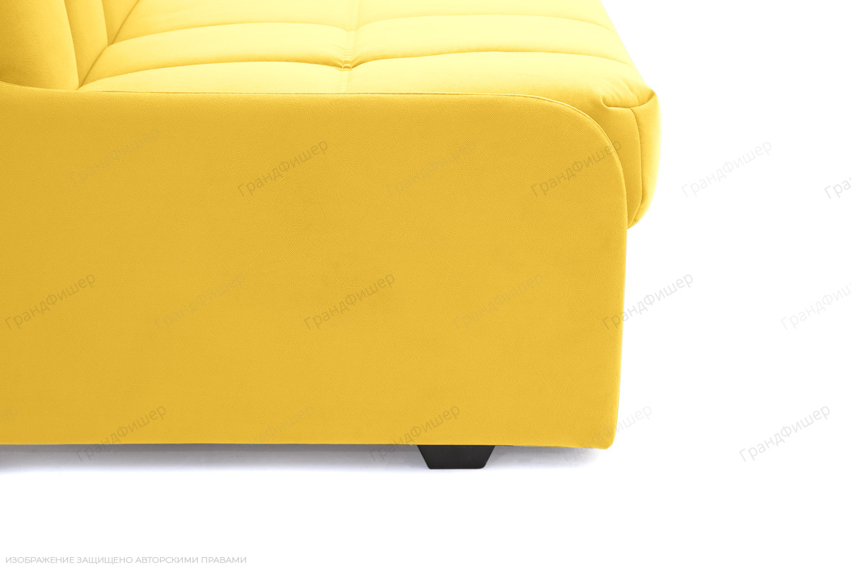 Прямой диван Виа-8 Maserati Yellow Ножки