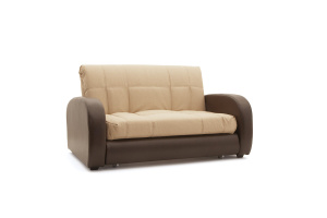 Двуспальный диван Виа-2 Savana Camel + Sontex Umber Вид по диагонали