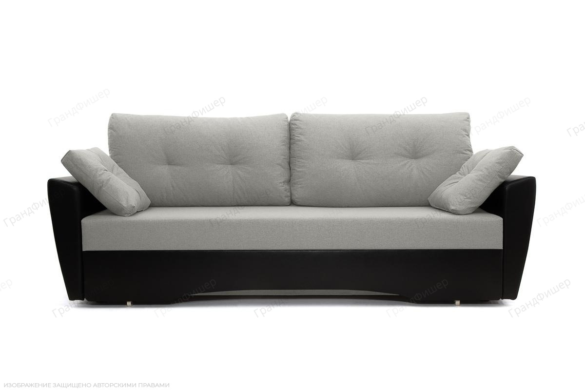 Прямой диван Амстердам эконом Dream Light Grey Вид спереди