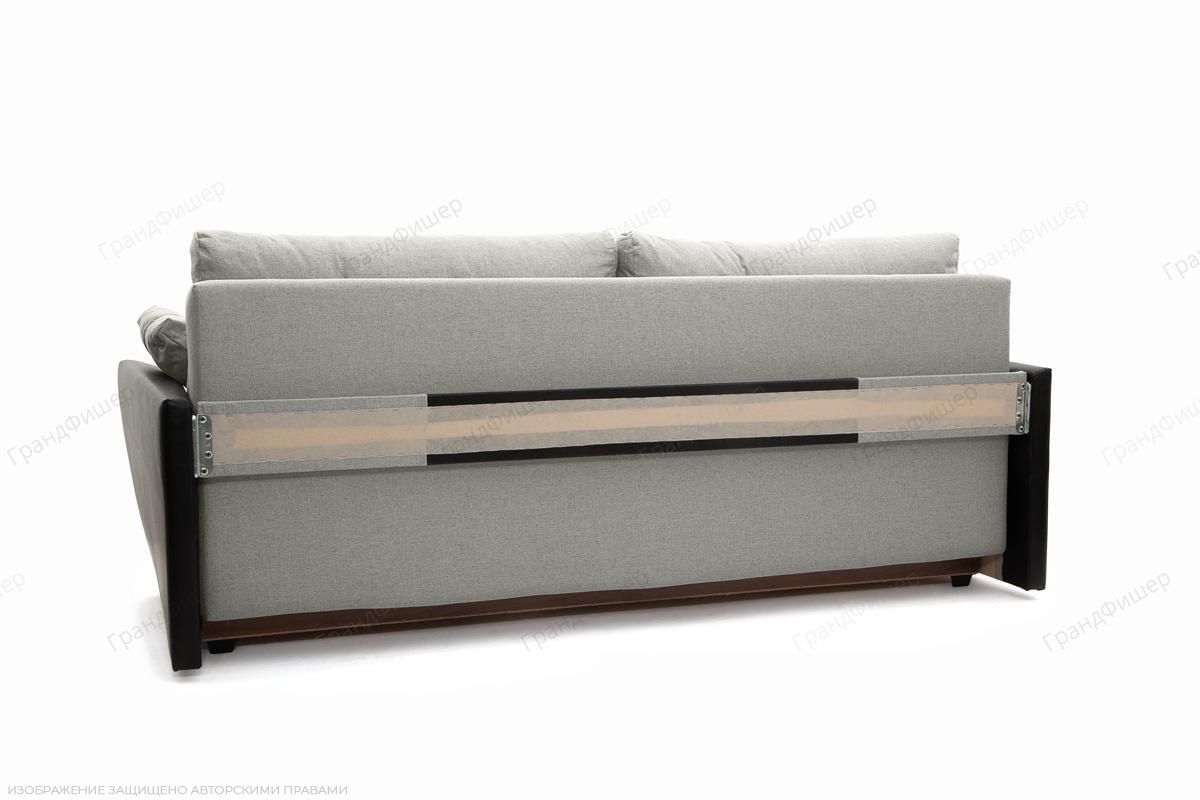 Прямой диван Амстердам эконом Dream Light Grey Вид сзади