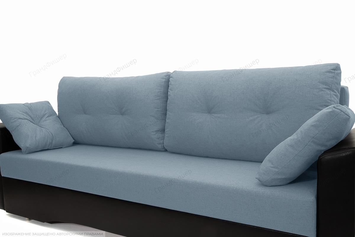 Прямой диван Амстердам эконом Dream Blue Подушки