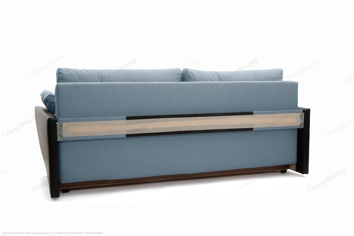 Прямой диван Амстердам эконом Dream Blue Вид сзади
