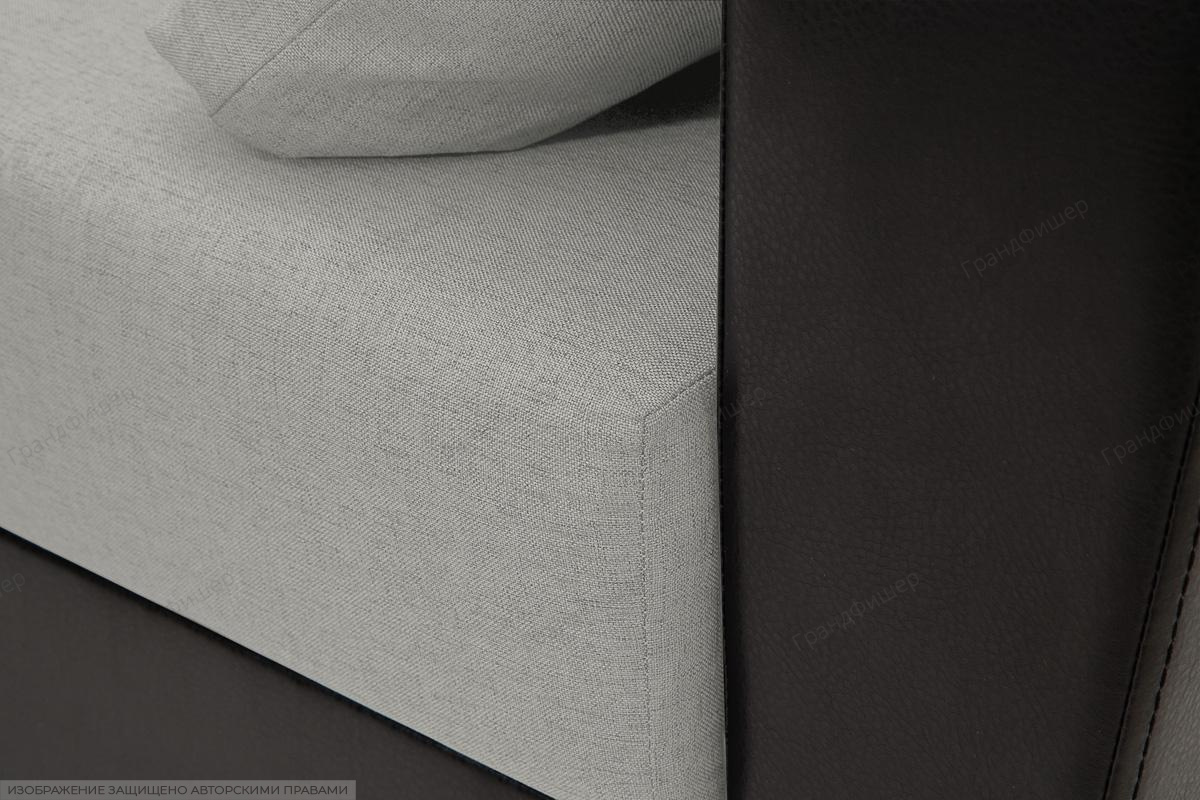 Прямой диван Амстердам эконом Dream Light Grey Текстура ткани