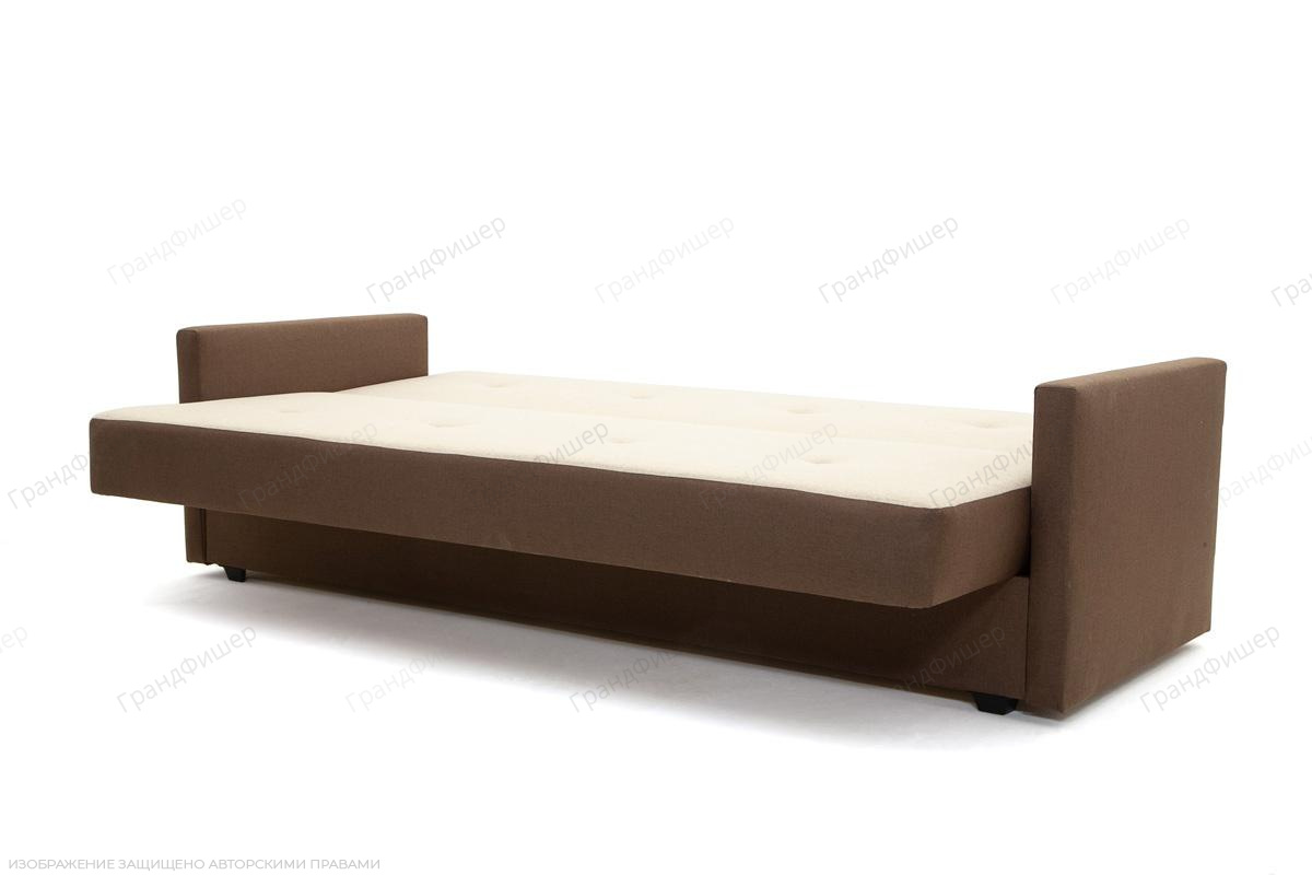 Неглубокий диван Берри Эко  Dream Beight + Dream Brown Спальное место