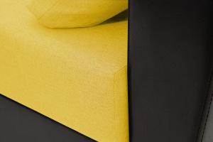 Прямой диван Амстердам эконом Dream Yellow Текстура ткани