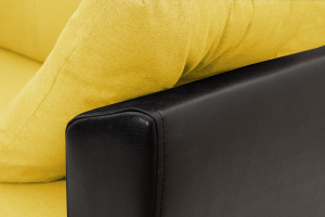 Прямой диван Амстердам эконом Dream Yellow Подлокотник