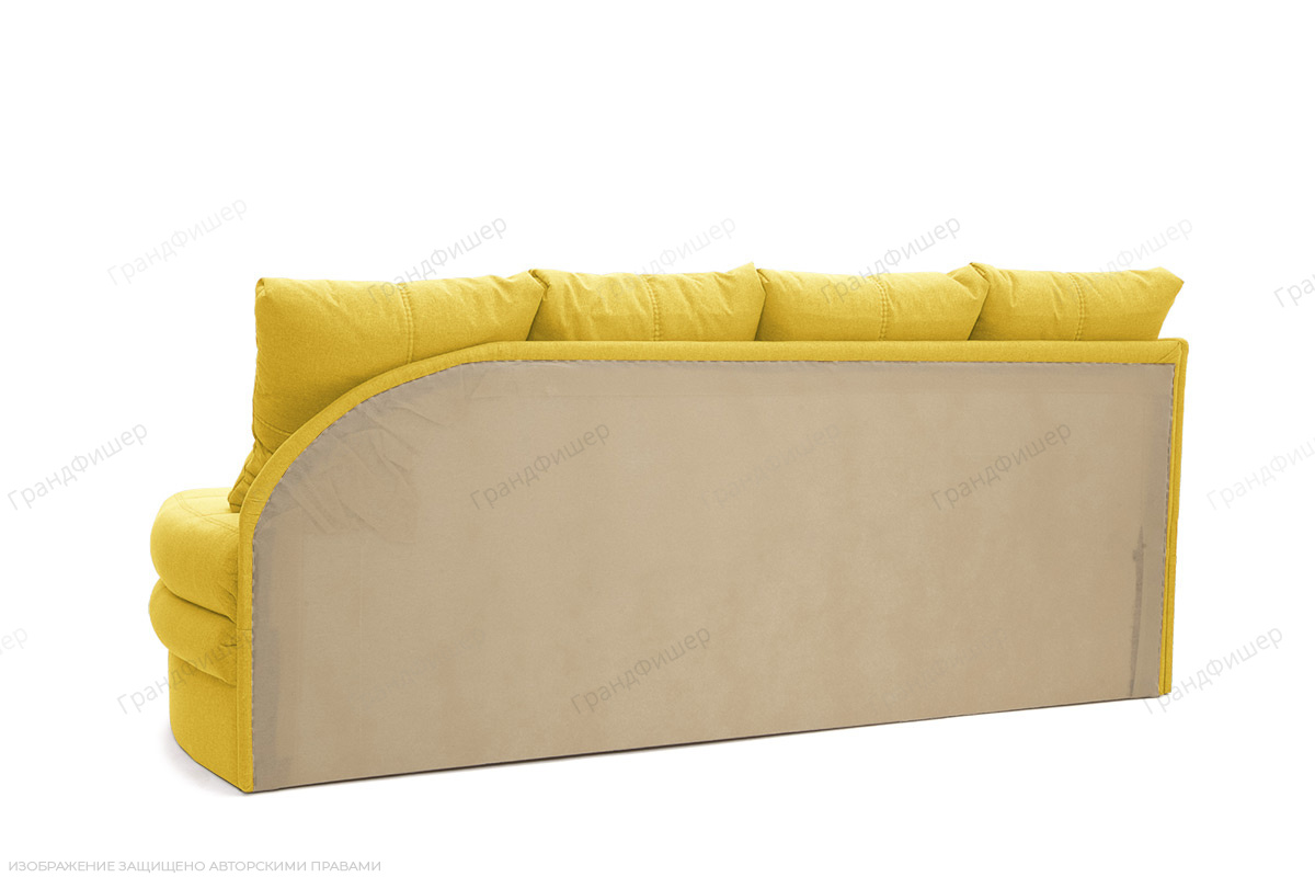 Двуспальный диван Мираж Dream Yellow Вид сзади
