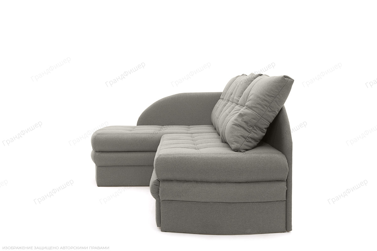 Серый диван Мираж Dream Grey Вид сбоку